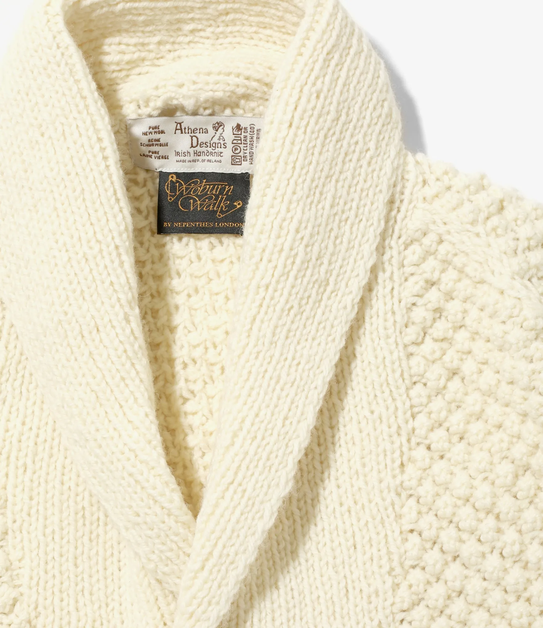 Shawl Collar Popcorn Jacket – Natural