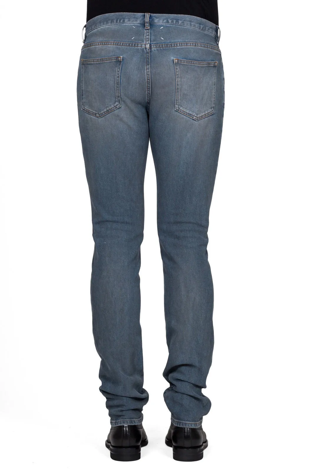 Slim Fit Vintage Wash Jeans