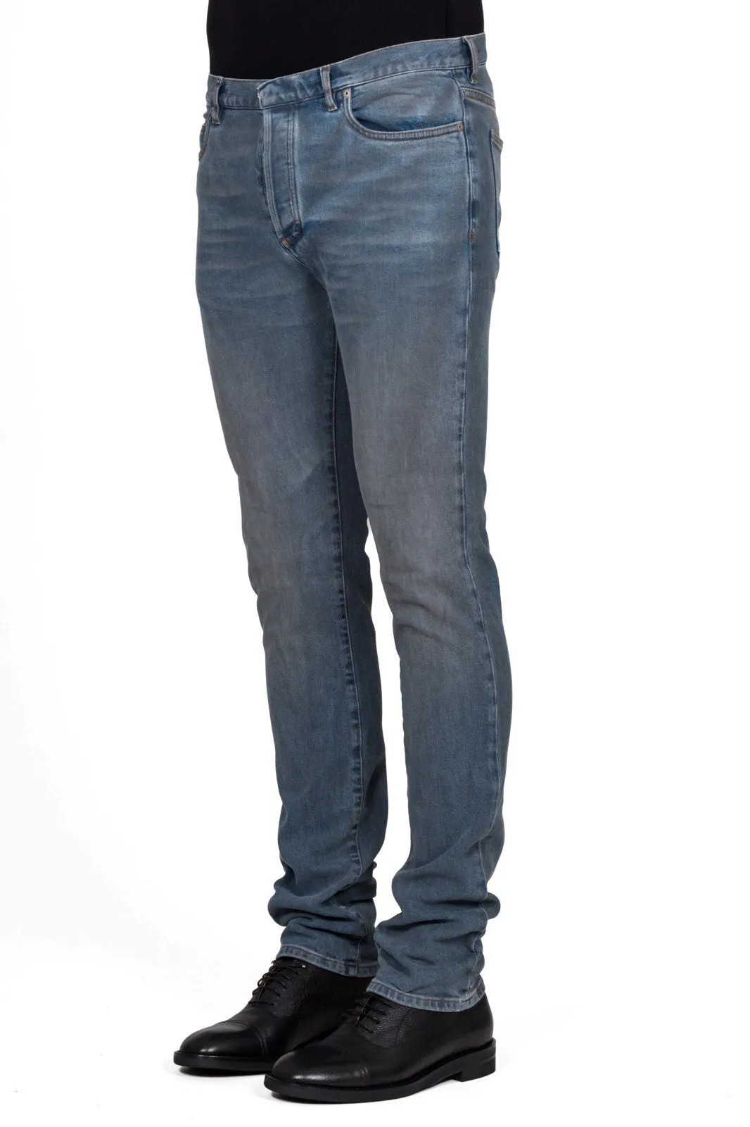 Slim Fit Vintage Wash Jeans