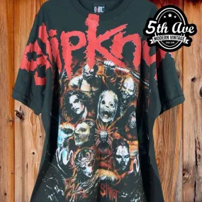 Slipknot: All-Over Print Single Stitch Short Sleeve t shirt with Giant Tag