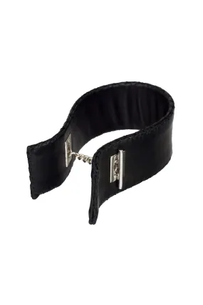 Stitched Leather Cuff Choker