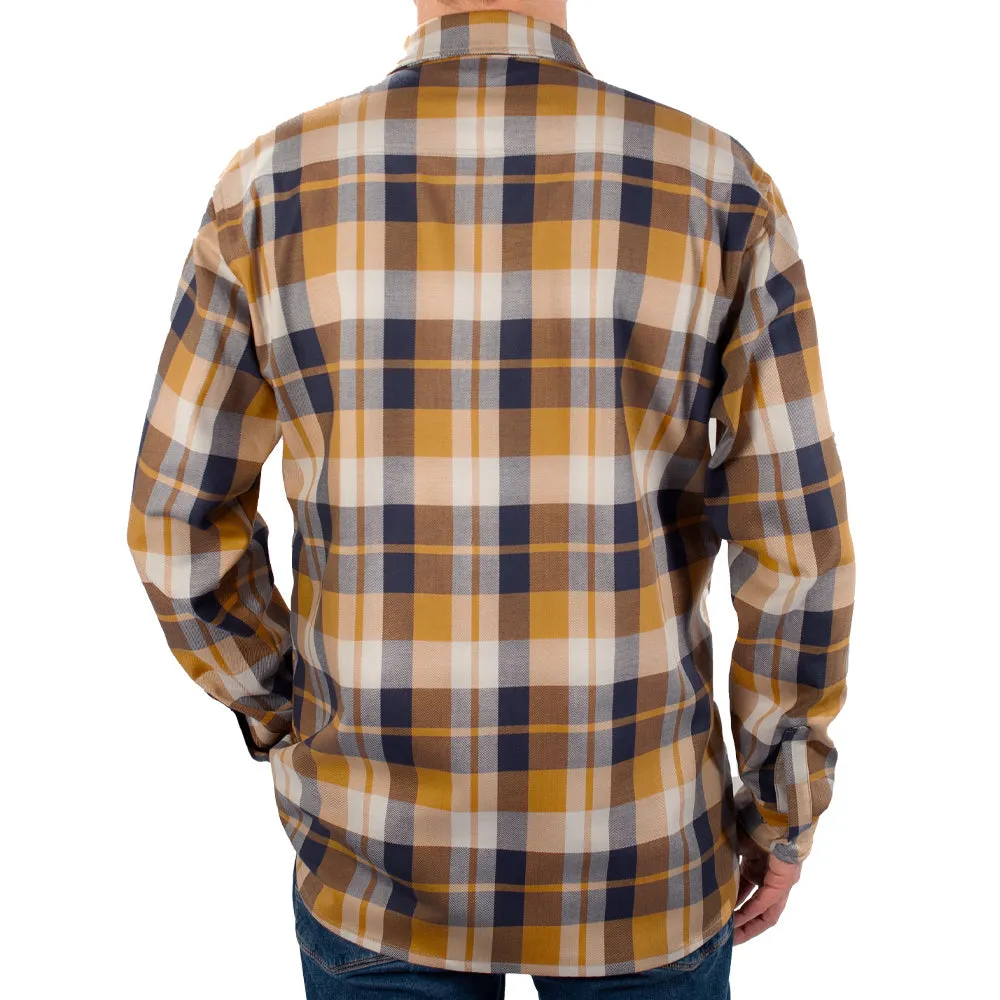 Tailgate Navy Rust FR Stretch Plaid Shirt