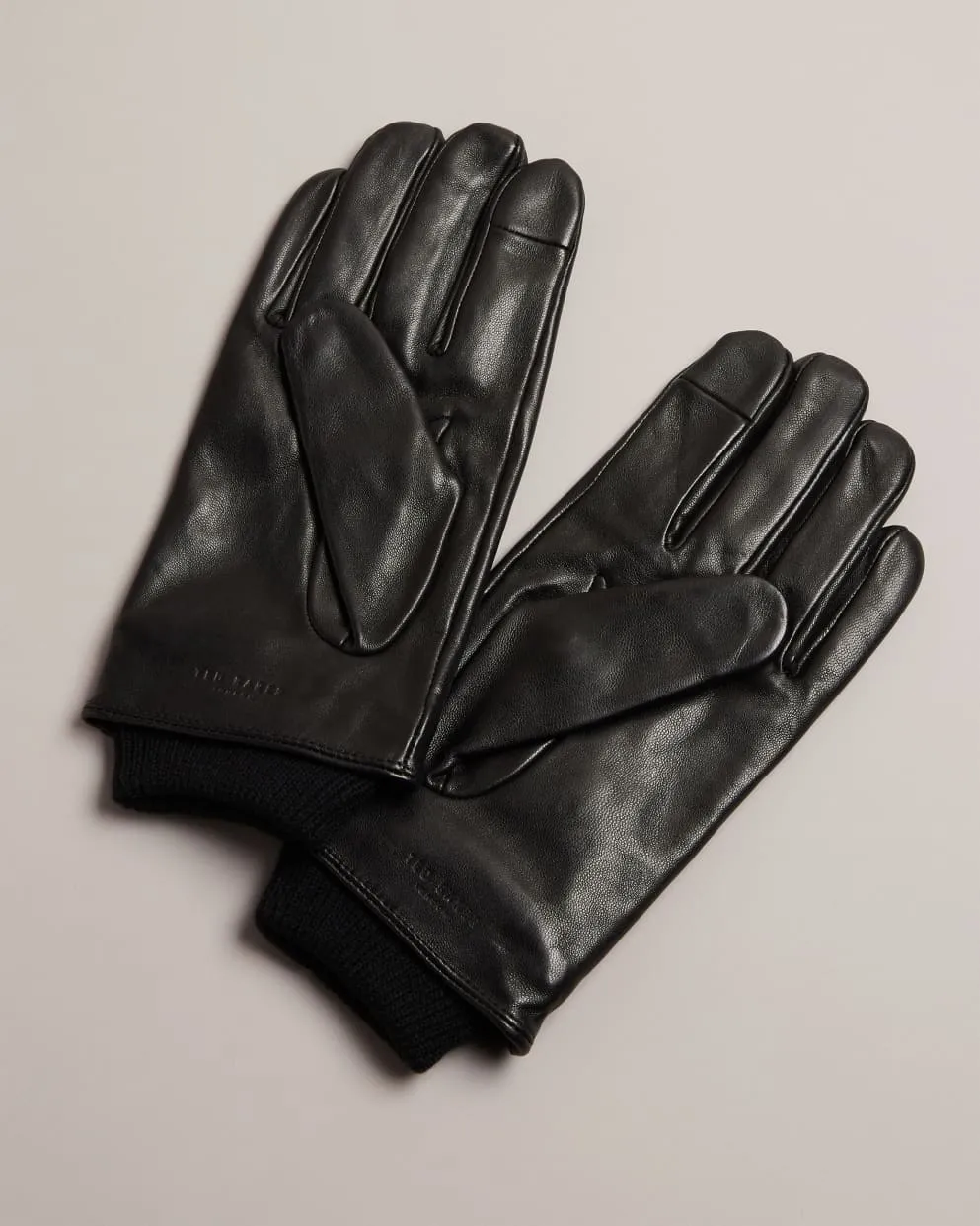 Ted Baker Ballat Leather Gloves | Black