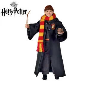 The Ashton-Drake Galleries Harry Potter Year One Portrait Collection Issue #5: "Ron Weasley" Handcrafted Figure with Poseable Arms Gryffindor Outfit Broken Wand and Scabbers 10.5-inches