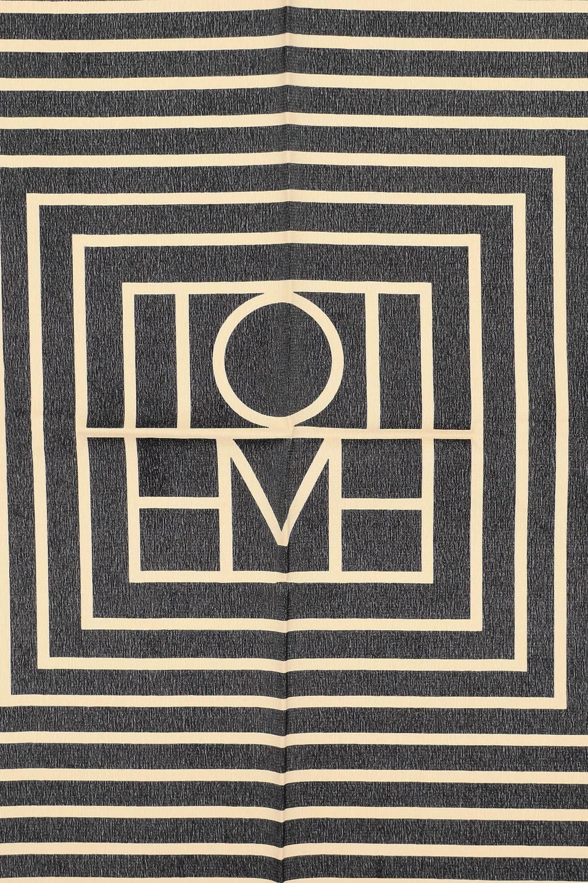 Toteme silk signature monogram scarf