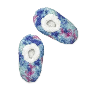 Tye Dye Galaxy Fuzzy Babba Slipper Sock