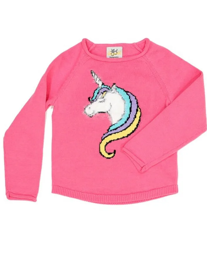 Unicorn Sweater Style 919 in Pink