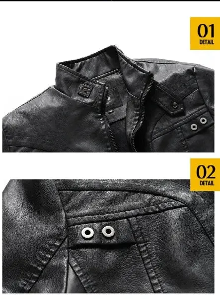 Veste biker homme