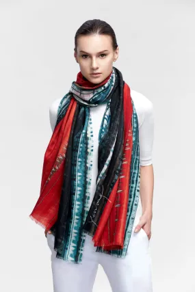 VOLCANO PURE WOOL SCARF