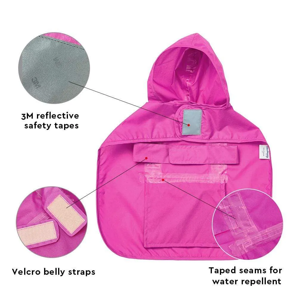 Water Repellent | Reflective Dog Rain Poncho