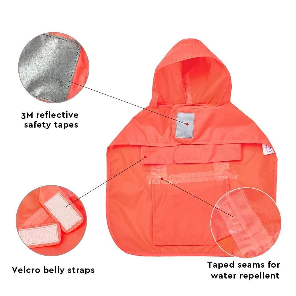 Water Repellent | Reflective Dog Rain Poncho