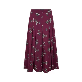 Zeller Bee And Crown Pleated Skirt